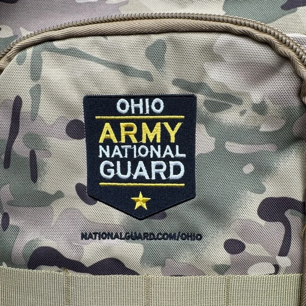 Ohio Army National Guard Camo Tactical Backpack MultiCam Military Gear Bag *READ